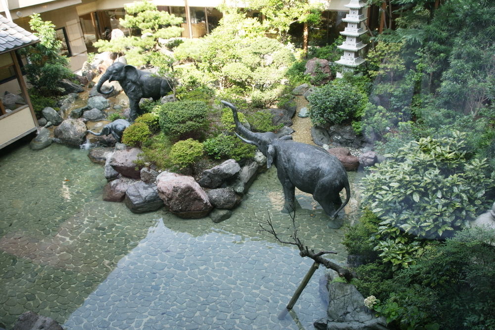 Awara Onsen Hot Spring Koubou Gurabaatei Hotell Exteriör bild
