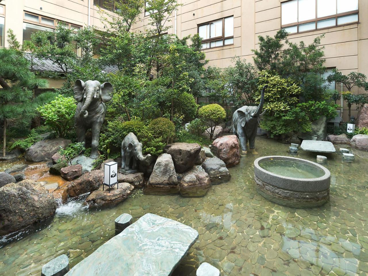 Awara Onsen Hot Spring Koubou Gurabaatei Hotell Exteriör bild