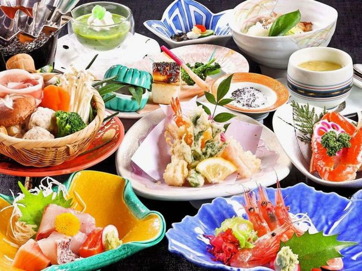 Awara Onsen Hot Spring Koubou Gurabaatei Hotell Exteriör bild